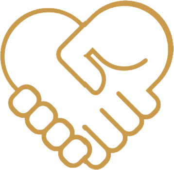 Heart hands icon
